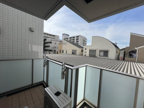 RAPPORT西宮のバルコニー