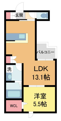 RAPPORT西宮の間取り