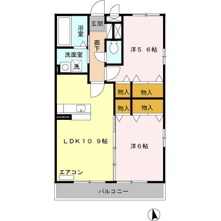 スカイヒル横濱六ッ川　B棟