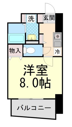 レシェンテ六甲の間取り