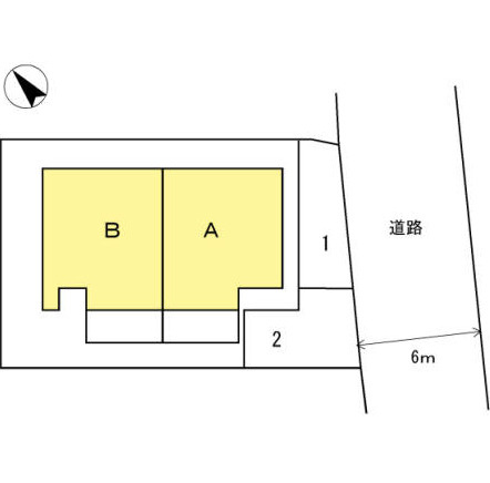 上田ラクメゾンBの区画図