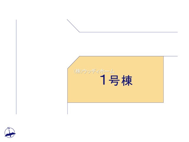 越谷市赤山町22期　新築一戸建ての区画図