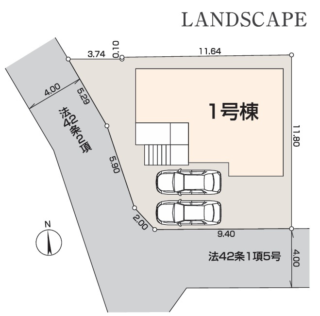 仲介手数料無料　Livele Garden.S　所沢市山口第７　全１棟　の区画図