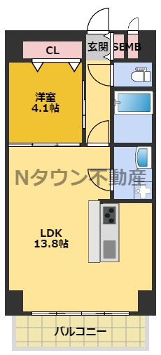 【間取り】 | GRANDUKE千代田regaria | 間取りです