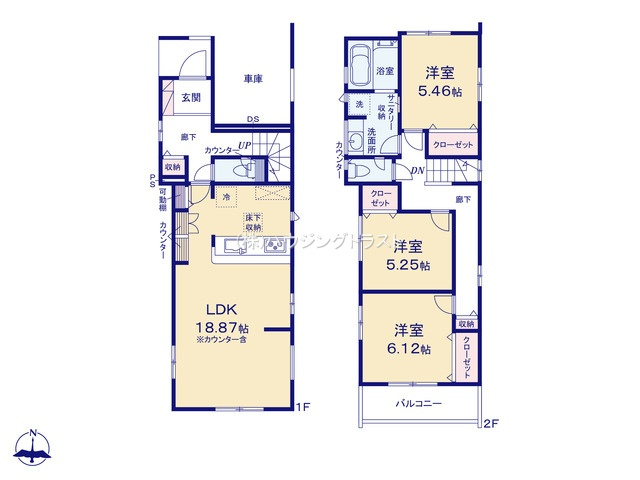 仲介手数料無料　所沢市緑町４丁目　新築戸建　全1棟