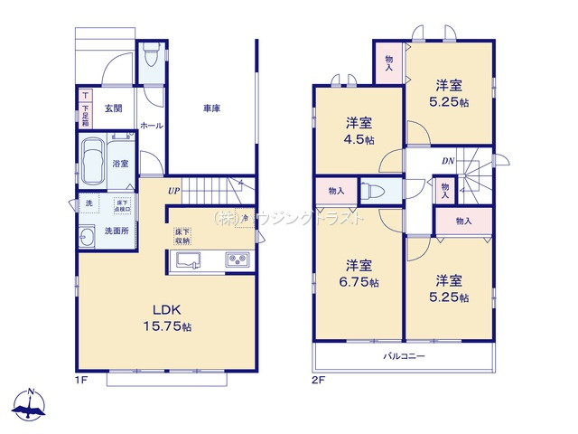 仲介手数料無料　ハートフルタウン　所沢市東所沢6期　全3棟　