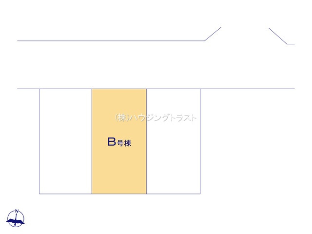 仲介手数料無料　ハートフルタウン　所沢市東所沢6期　全3棟　の区画図