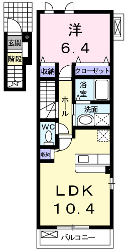 ハウス・パーシモンの間取り|間取図