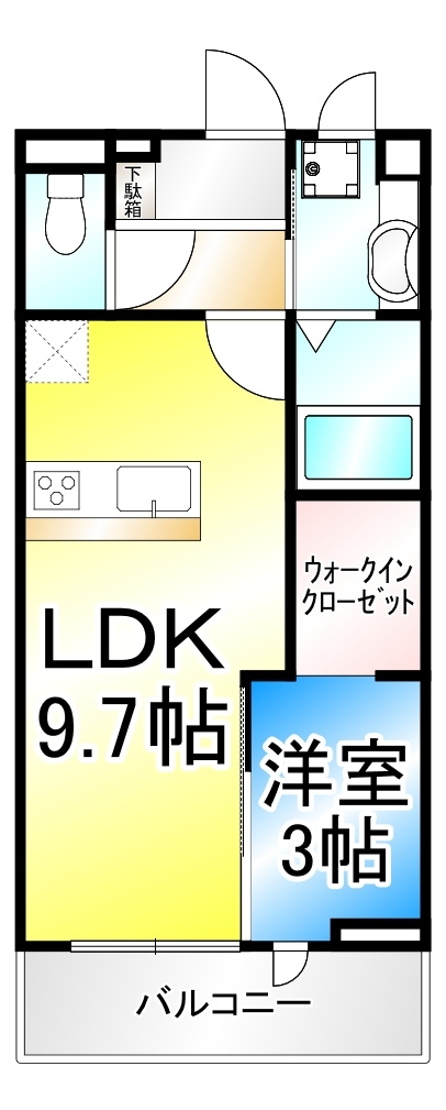Glicina（グリシーナ）の間取り