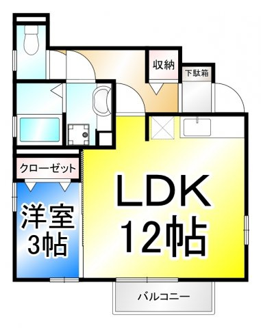 シェリー稲田の間取り