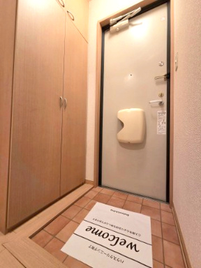 サンハイムさつきの玄関