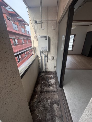 NYビルのバルコニー