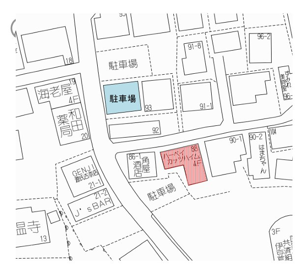 ハーベイカッツハイムの区画図