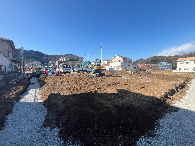 清水町徳倉新築アパートの外観|建築現場