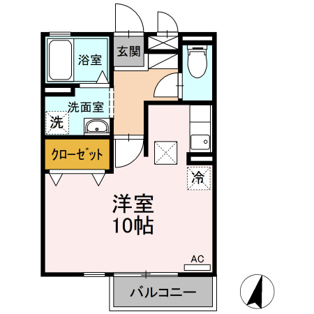 ドミールさつきの間取り