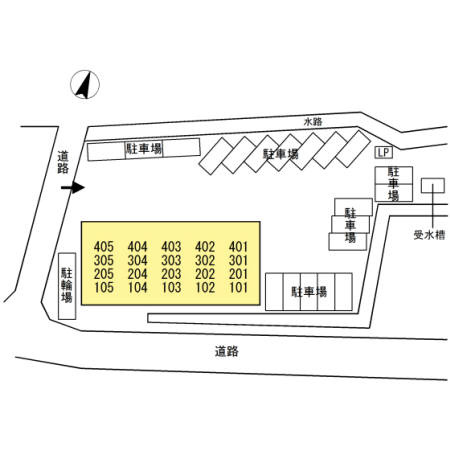 ビヴァシティ函南の区画図