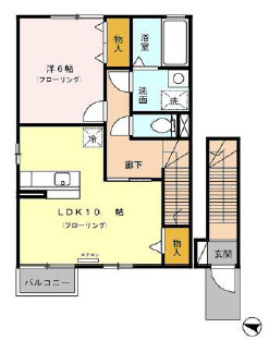 ローズコートSUGIYAMAの間取り