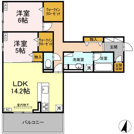 DiosPersimmon長泉　Ⅱ棟の間取り
