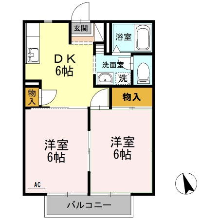ヴァンテ　Ⅴの間取り