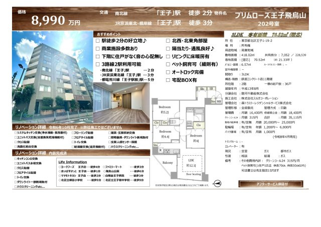 ★仲介手数料無料★プリムローズ王子飛鳥山のその他