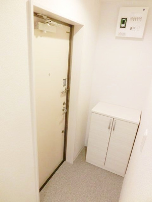 下駄箱のついた玄関