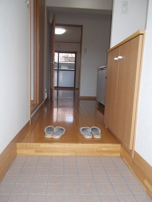 マチェールの玄関