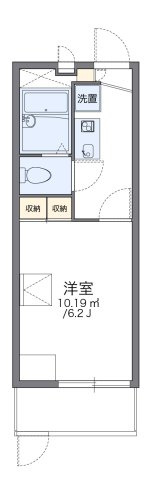 【間取り】 | レオパレス白糸 | 代表的な間取のため実際の間取とは異なる場合があります