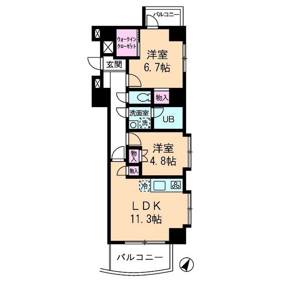 ハウス１７１の間取り