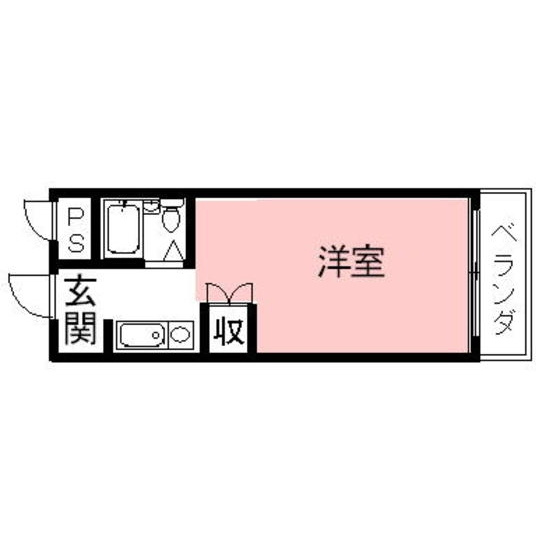 岐阜市六条北２丁目のアパートの間取り