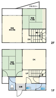 【間取り】 | 兵庫県加古川市別府町別府　OC　中古戸建　