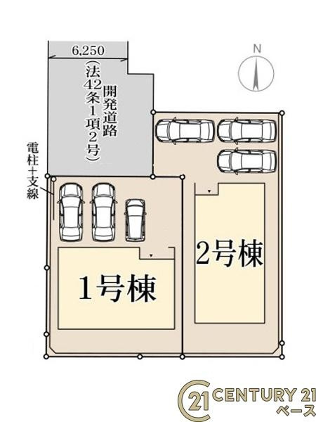 リーブルガーデン結崎 ２号棟 ／新築一戸建の区画図|■こちらの物件は２号棟です！■