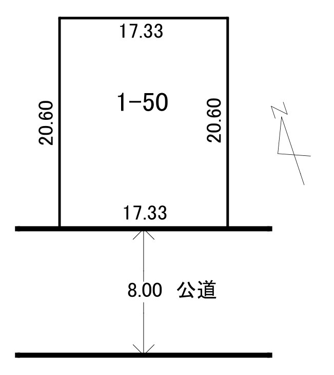 美幌町報徳１ー５０　土地