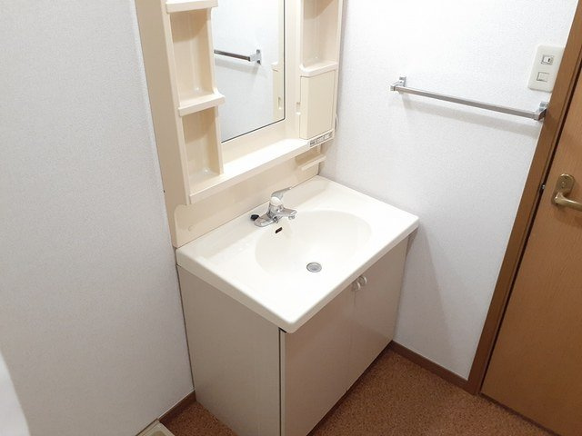 さくらんぼハイツⅡの洗面所|使いやすい洗面所です