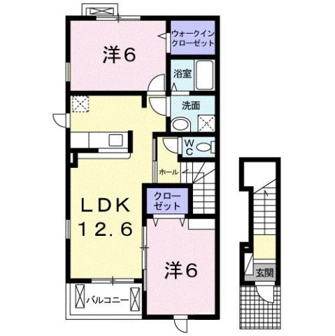 フラワーコート　ネオの間取り