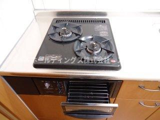 サニーコート・Ｊｏｈの設備|魚焼きグリル付ガスコンロ