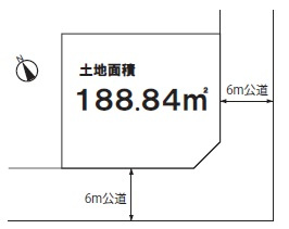 茅ケ崎東２丁目　中古戸建の区画図