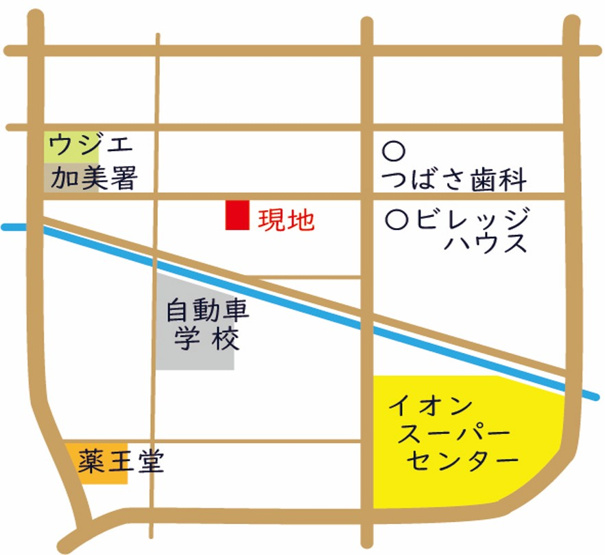 【地図】 | ＼家 賃6～7万払うならコレ／諸経費込で月６万 円台！車ローン相 談 可＆賢く暮らす家  