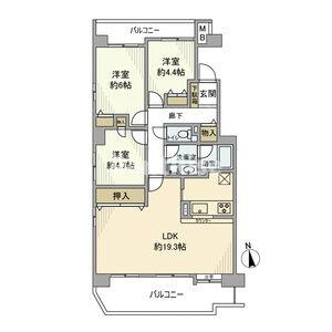 藤和シティコープ神山Ⅱの間取り
