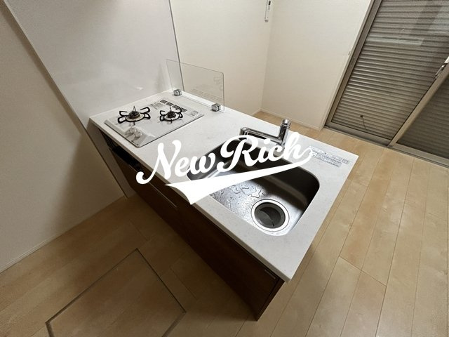 前橋市江田町のアパートのキッチン