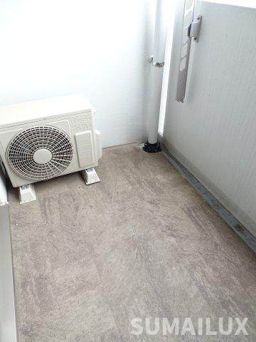 熊本市中央区出水１丁目の賃貸マンションのバルコニー