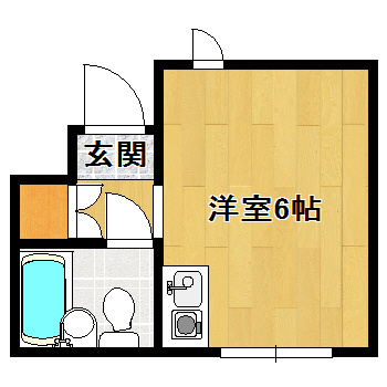 【間取り】 | エムズ東船橋 | 単身者にオススメのマンションです
