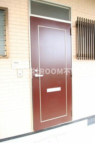 コーポソレイユの玄関|落ち着いた玄関です