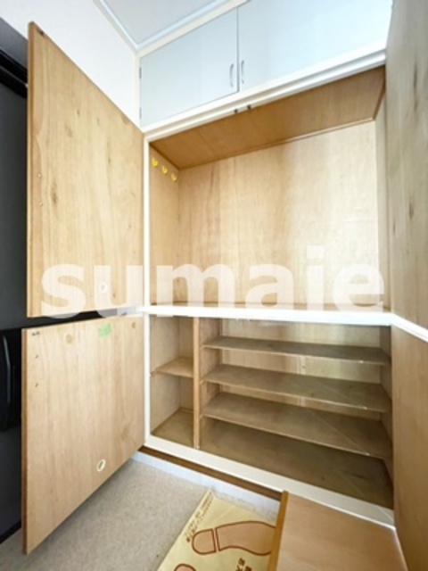 原田マンションの玄関|シューズボックスです。