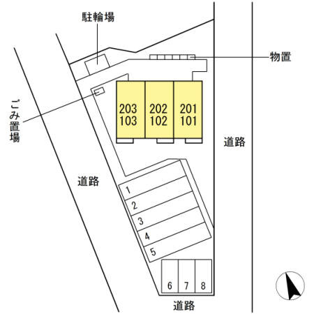 スマーク東の区画図