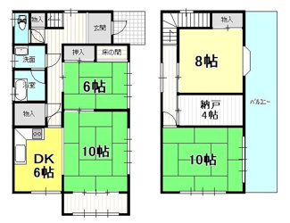 【間取り】 | 戸建　道後樋又