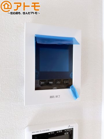 【防犯設備】 | 藤枝市高柳3期　新築戸建　1号棟 | TVモニター付きインターホンは訪問者を確認することができて、防犯性に優れています♪