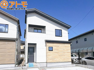 【外観】 | 藤枝市高柳3期　新築戸建　2号棟 | どっしりとした外観は安心感のあるマイホームを実感できますね♪