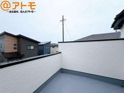【バルコニー】 | 藤枝市高柳3期　新築戸建　2号棟 | 陽当りの良いバルコニーはお洗濯物はもちろんお布団もふかふかになります♪