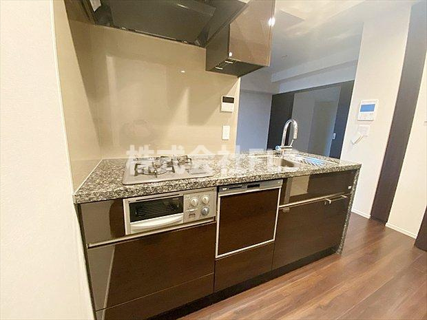 中央区明石町の賃貸マンションのキッチン