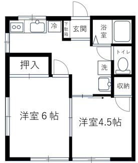 【間取り】 | 市川ハイツ